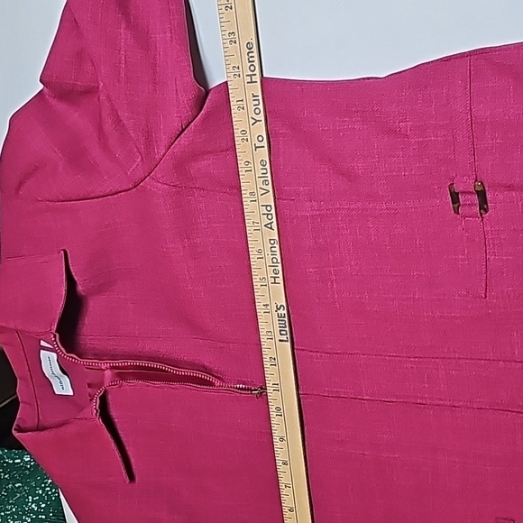 ALFRED DUNNER Zip Up Dress Jacket Sz 12 Excellent - Picture 7 of 8